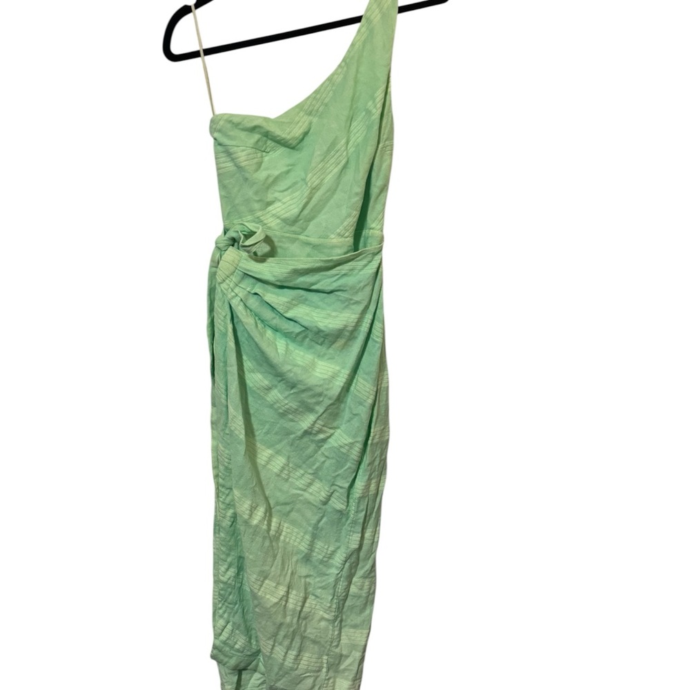 Free People One-Shoulder Mint Dress